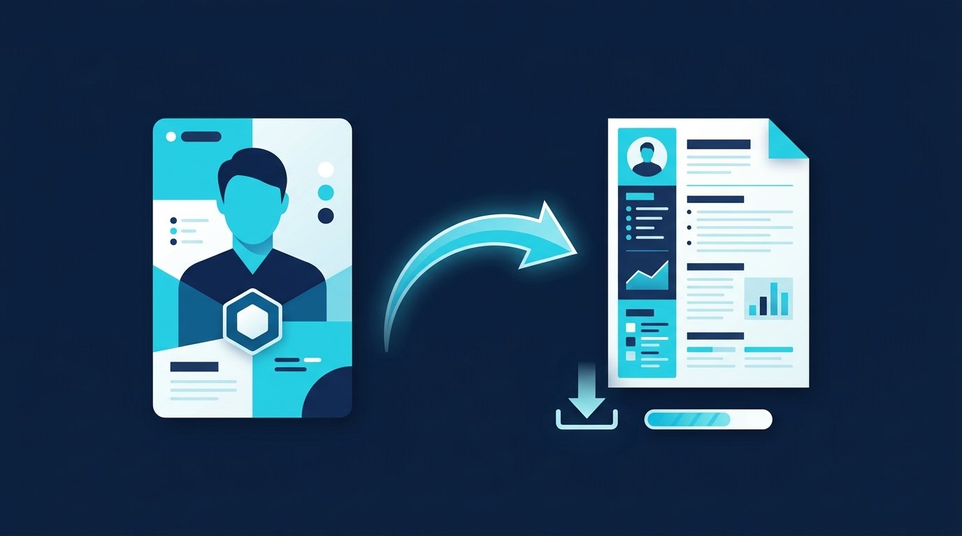 LinkedIn Lebenslauf exportieren: Profil als PDF speichern