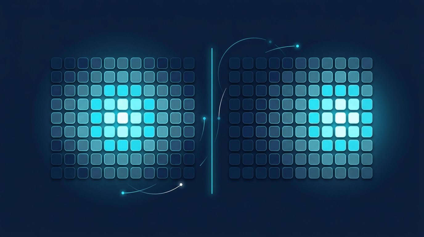 Beste Zeit zum Posten auf LinkedIn: zwei Studien mit unterschiedlichen Spitzenzeiten als Heatmaps nebeneinander