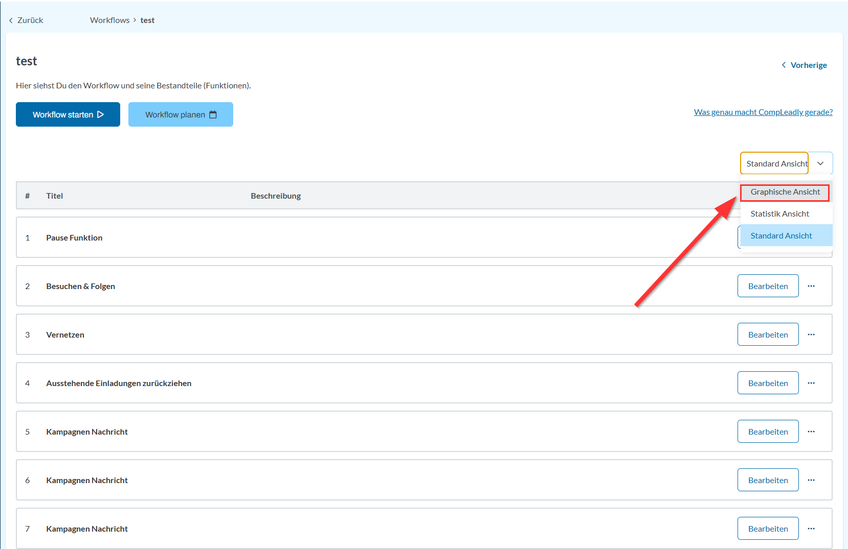 Ich kann meinen Erfolgssequenz-Workflow nicht mehr editieren. Alle Felder sind ausgegraut.